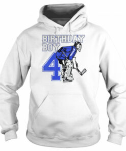 Kids 4 years old ice hockey goalie themed birthday 4th boy shirt 4 Kids 4 years old ice hockey goalie themed birthday 4th boy shirt 5