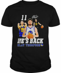 Klay Thompson he's back signature shirt 1