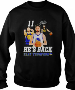Klay Thompson he’s back signature shirt 3 Klay Thompson he's back signature shirt 4