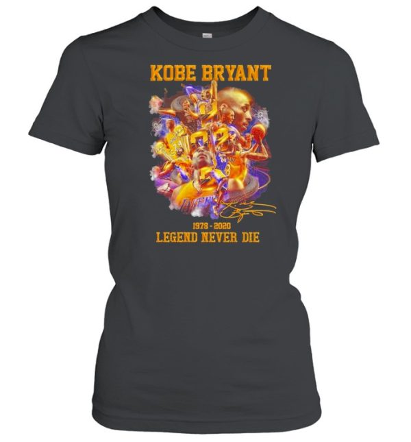 Kobe Bryant 1978 2020 Legend Never Die signature shirt