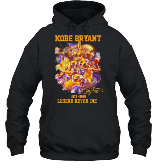 Kobe Bryant 1978 2020 Legend Never Die signature shirt