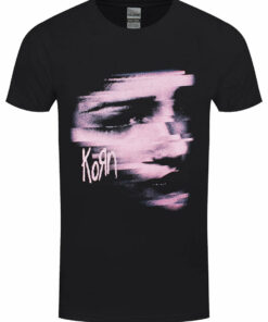Korn Chopped Face Mens Black T Shirt 1