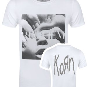 Korn Requiem Album Cover Mens White T Shirt 1