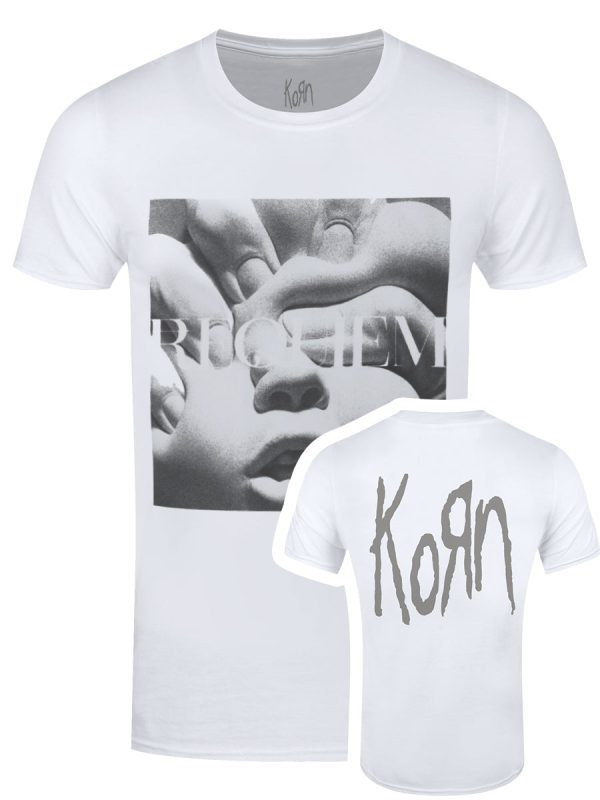 Korn Requiem Album Cover Men’s White T-Shirt