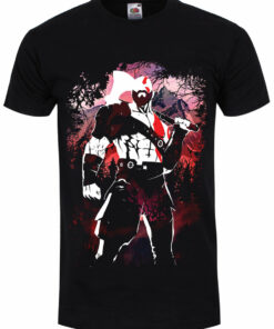 Kratos Silhouette Mens Black T Shirt 1