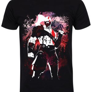 Kratos Silhouette Men’s Black T-Shirt