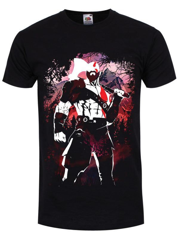 Kratos Silhouette Men’s Black T-Shirt