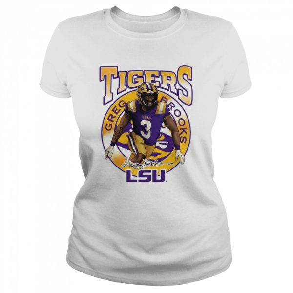 LSU Tigers Greg Brooks Eye Of The Tiger T-Shirt