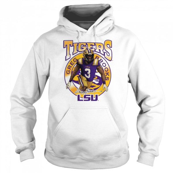 LSU Tigers Greg Brooks Eye Of The Tiger T-Shirt