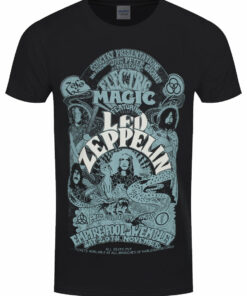 Led Zeppelin Electric Magic Mens Black T Shirt 1