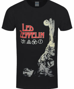 Led Zeppelin Hermit Mens Black T Shirt 1