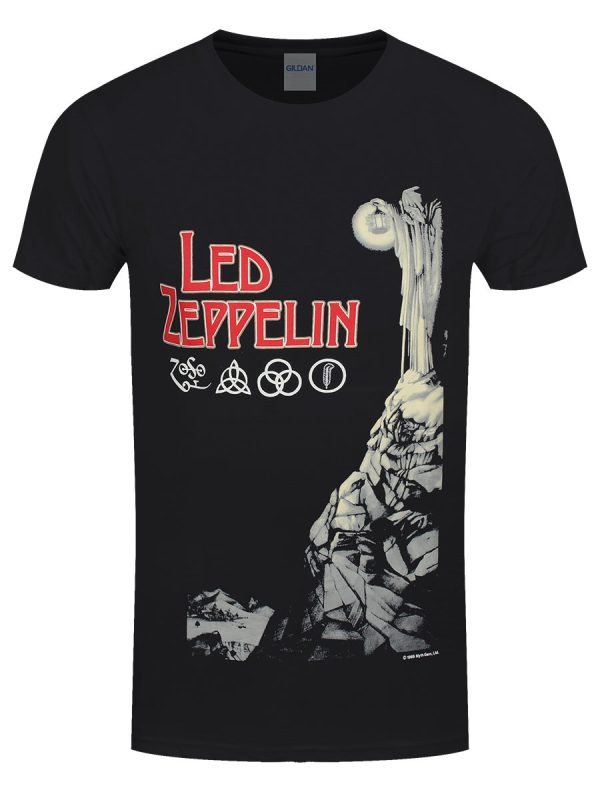 Led Zeppelin Hermit Men’s Black T-Shirt