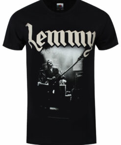 Lemmy Lived To Win Mens Black T Shirt 1