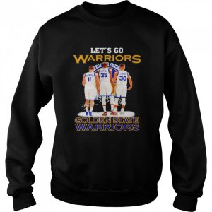 Let's go Warriors Golden State Warriors signatures shirt 4