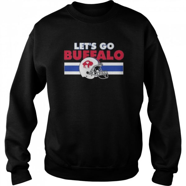 Let’s go buffalo the helmet team buffalo bills shirt