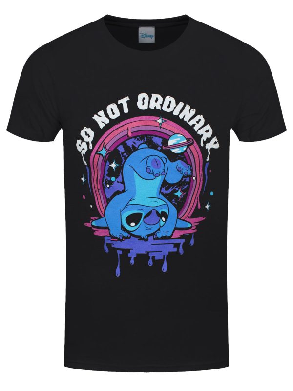 Lilo & Stitch Not Ordinary Men’s Black T-Shirt