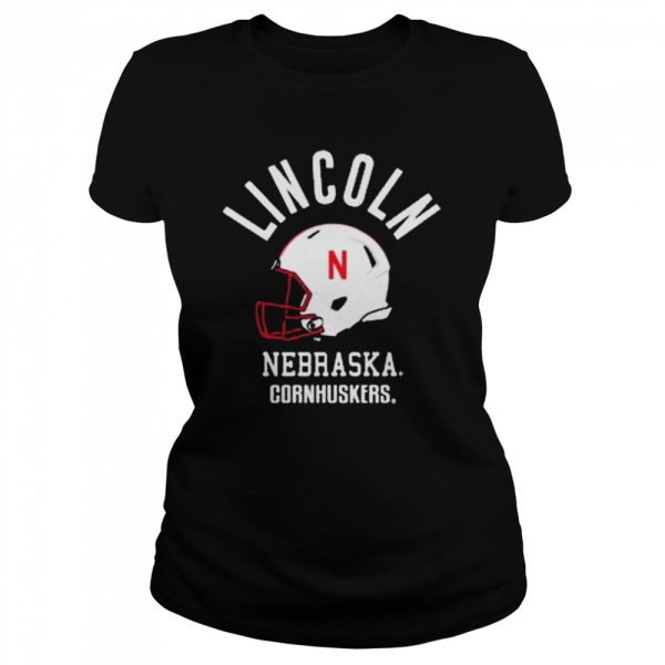 Lincoln Nebraska Cornhuskers helmet shirt