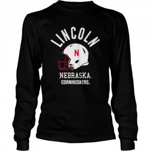 Lincoln Nebraska Cornhuskers helmet shirt 3