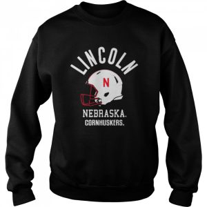 Lincoln Nebraska Cornhuskers helmet shirt 4