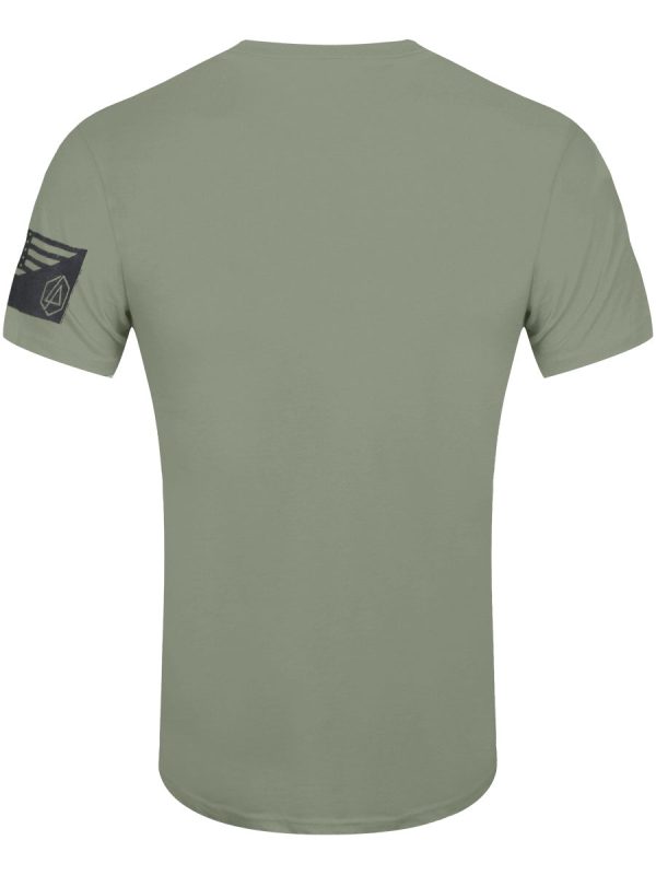 Linkin Park Patches Men’s Green T-Shirt