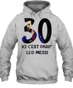 Lionel Messi 30 ici c'est Paris Saint Germain tshirt ladies tee 5