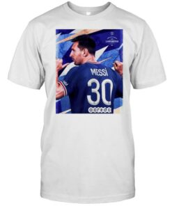Lionel Messi 30 ici c'est Paris shirt 1