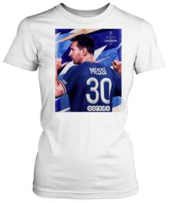 Lionel Messi 30 ici c'est Paris shirt 2