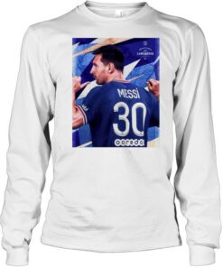 Lionel Messi 30 ici c'est Paris shirt 3