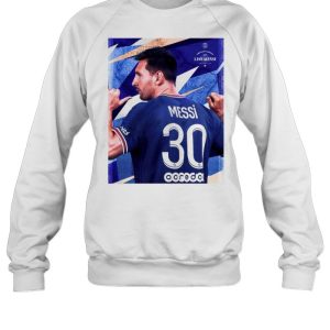 Lionel Messi 30 ici c'est Paris shirt 4