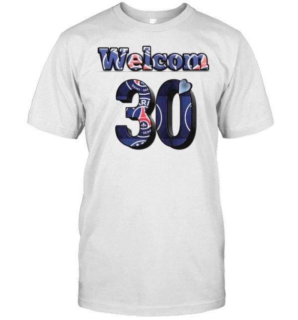 Lionel Messi #30 welcome Paris Saint-Germain shirt