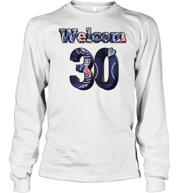 Lionel Messi #30 welcome Paris Saint-Germain shirt