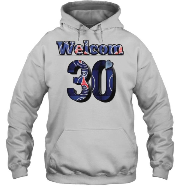 Lionel Messi #30 welcome Paris Saint-Germain shirt