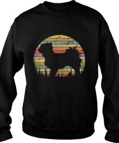 Long Coat Chihuahua Retro 70s Vintage Dog Lover Shirt 1