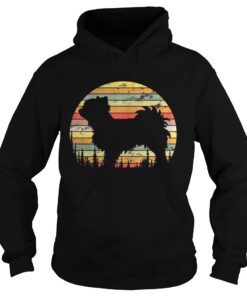 Long Coat Chihuahua Retro 70s Vintage Dog Lover Shirt 3