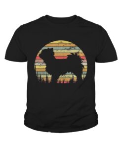 Long Coat Chihuahua Retro 70s Vintage Dog Lover Shirt 4