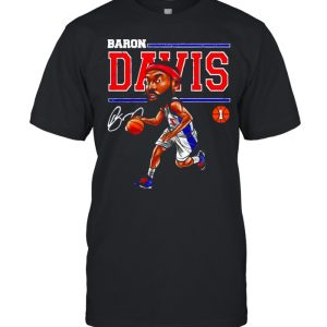 Los Angeles Baron Davis cartoon signature shirt