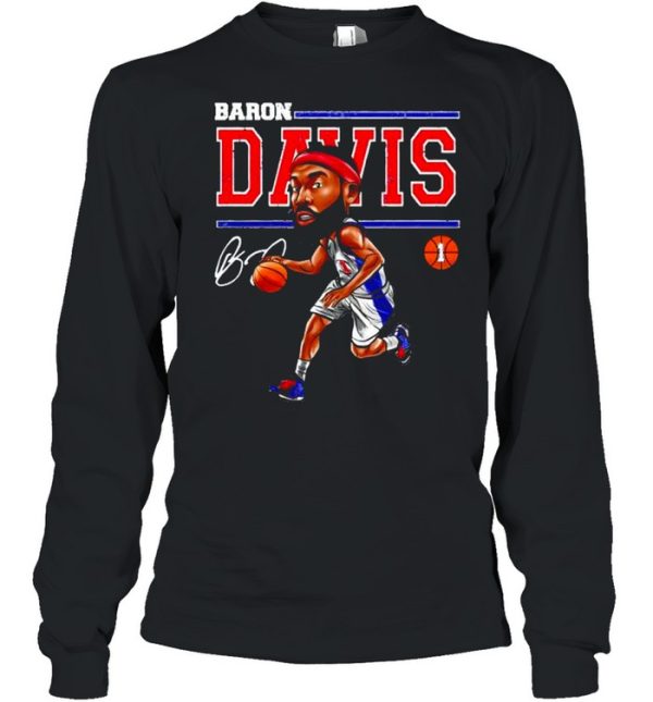 Los Angeles Baron Davis cartoon signature shirt