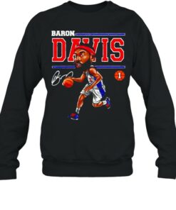 Los Angeles Baron Davis cartoon signature shirt 4