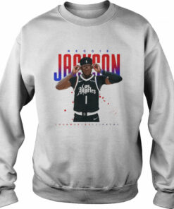 Los Angeles Clippers Reggie Jackson signature shirt 4