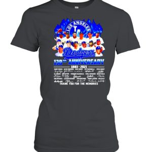 Los Angeles Dodgers 138th anniversary 1883 2021 thank you for the memories shirt