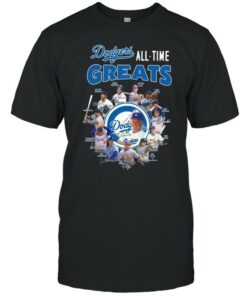 Los Angeles Dodgers all time greats signatures shirt 1