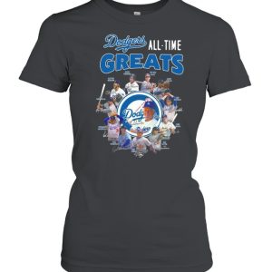 Los Angeles Dodgers all time greats signatures shirt