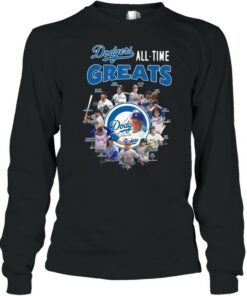 Los Angeles Dodgers all time greats signatures shirt 3