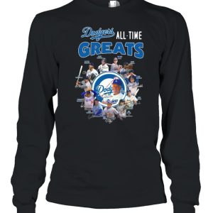 Los Angeles Dodgers all time greats signatures shirt 3