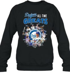 Los Angeles Dodgers all time greats signatures shirt 4