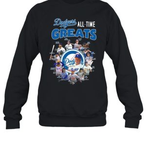 Los Angeles Dodgers all time greats signatures shirt 4