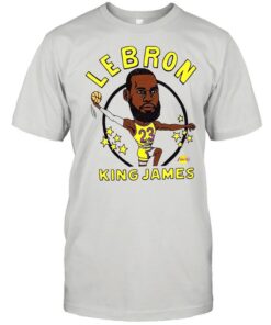 Los Angeles Lakers Lebron King James shirt 1