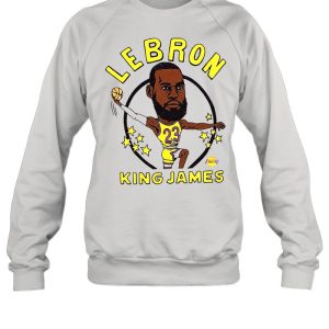 Los Angeles Lakers Lebron King James shirt 4