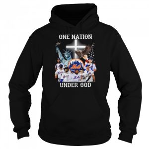 Los Angeles Mets one nation under god American flag signatures shirt 5