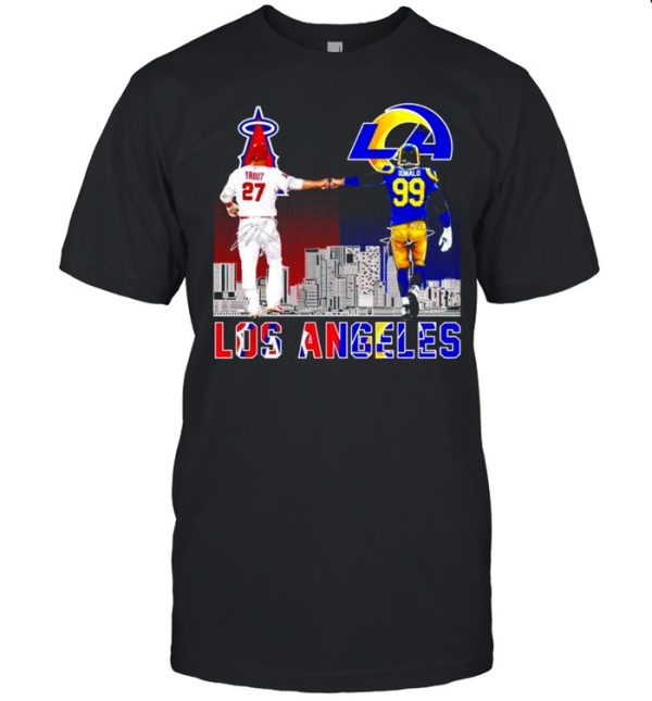 Los Angeles city champions Trout and Donald shirt